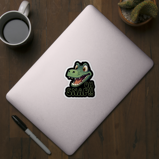 Oh Snap Alligator Design by BrushedbyRain